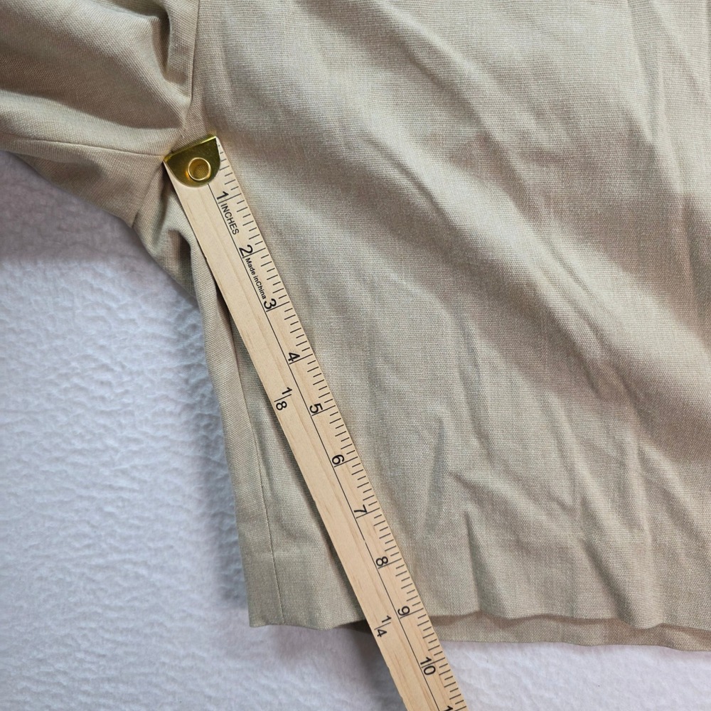 Daniel Cremieux Shorts Mens 42 Khaki Signature Collection Cotton Blend Stretch - Picture 8 of 12
